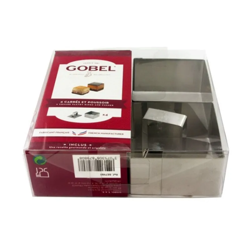 Cerf Dellier Cadres À Patisserie*4 Carres A Patisserie + Poussoir H 4 Cm
