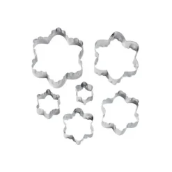 Cerf Dellier Emporte-Pièces Et Découpoirs*6 Emporte-Piece Fleurs Double Face Wilton