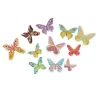 17 Papillons 3D Comestibles En Azyme Assortis Patisdecor>Cerf Dellier Sale