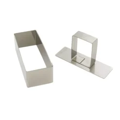 Cerf Dellier Cadres À Patisserie*4 Rectangles A Patisserie + Poussoir H 3 Cm