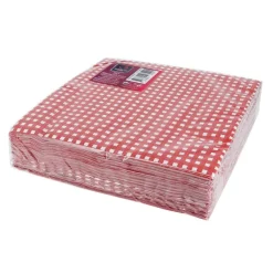 50 Serviettes De Table Vichy Rouge>Cerf Dellier Outlet