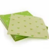 20 Serviettes En Papier Lin Coeurs Verts Patisdecor>Cerf Dellier Clearance