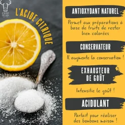 Cerf Dellier Acidifiants*Acide Citrique 1 Kg