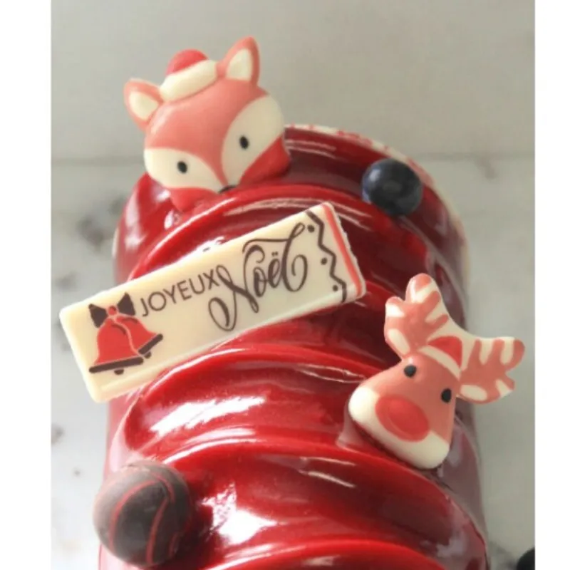 Animaux De Noël En Chocolat Blanc Assortis (X96)>Cerf Dellier Discount