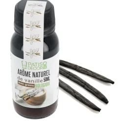 Cerf Dellier Arômes Naturels*Arome Naturel De Vanille Biologique Avec Graines 50 Ml