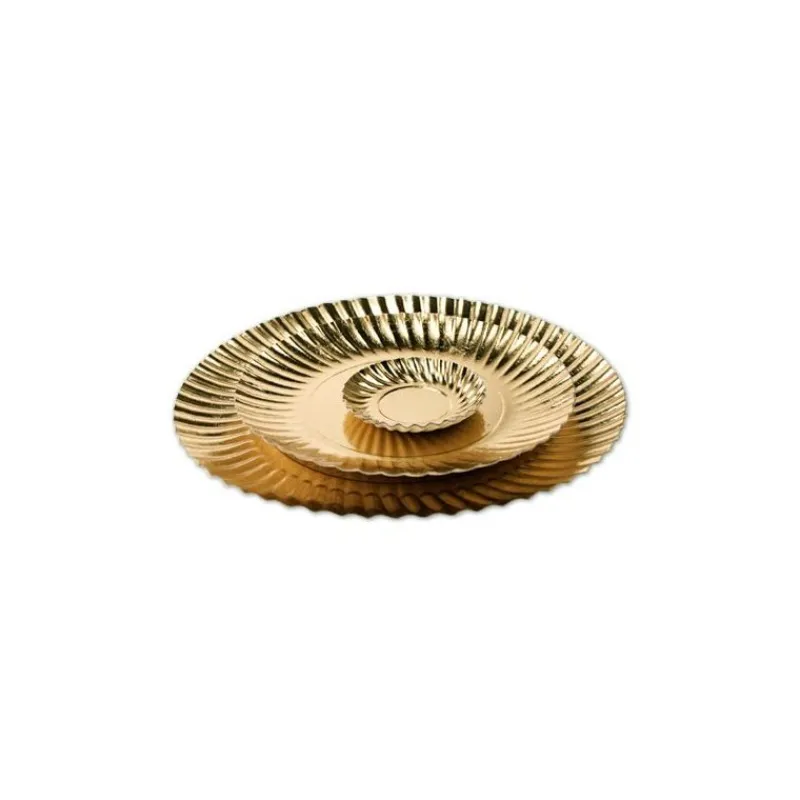 Assiette Metallisee Carton Or>Cerf Dellier Clearance