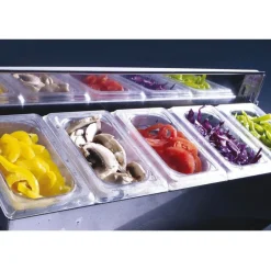 Bac De Stockage Condibox Avec 5 Bacs Gn 1/9 Cristal>Cerf Dellier Sale