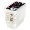 Bacs Modulus Rigides En Polypropylene Gn 1/4 Avec Couvercles (X5)>Cerf Dellier Discount