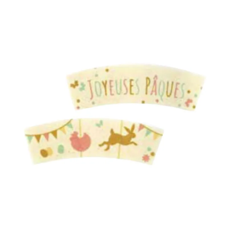 Banderoles Azyme Joyeuses Pâques Assorties (X24)>Cerf Dellier Clearance