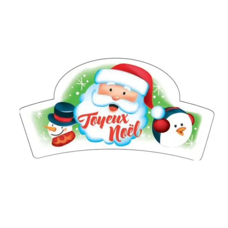Banderoles Azyme Joyeux Noël (X24)>Cerf Dellier Sale