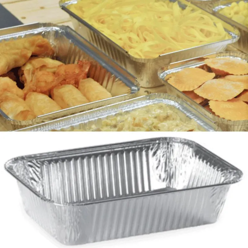 Cerf Dellier Moules En Aluminium*Barquettes Jetables En Aluminium Bords Roules (X100)