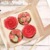 Boite 4 Cupcakes Blanche 16 X 16 Cm Patisdecor>Cerf Dellier New
