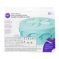 Cerf Dellier Douilles*Boite 55 Douilles Decor Inox Wilton
