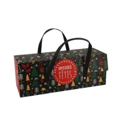 Boite A Bûche A Poignées Scandinave Patisdecor>Cerf Dellier New