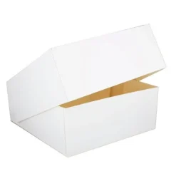 Boite Patissiere Blanche Carree 35 X 35 X 8 Cm Patisdecor>Cerf Dellier Sale