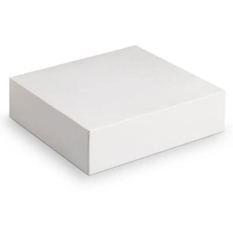 Boîtes Pâtissières Blanches 14 X 14 X 7 Cm (X 50)>Cerf Dellier Discount