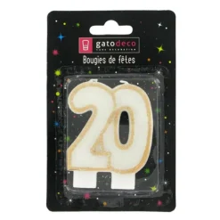 Bougie Anniversaire 20 Ans Patisdecor>Cerf Dellier Sale