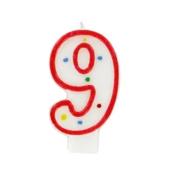 Bougie Anniversaire Chiffre Fiesta 9 Patisdecor>Cerf Dellier Discount
