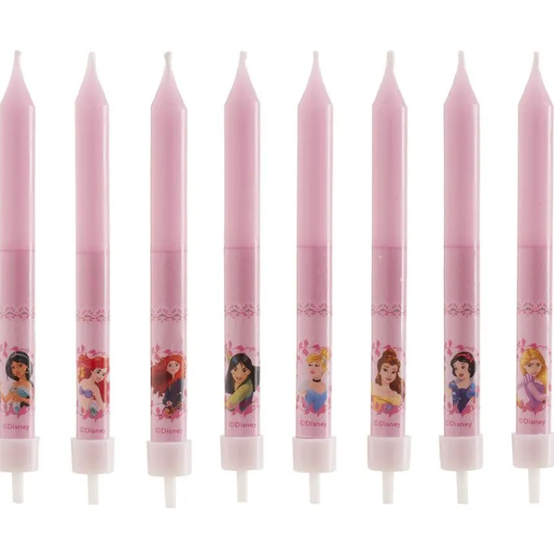 Bougie Anniversaire Princesses Disney (X8)>Cerf Dellier Discount