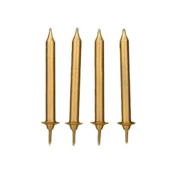 Bougie Doree Patisdecor (X 12)>Cerf Dellier Online