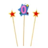 Bougies Chiffre 0 Et Etoiles Sur Piques Patisdecor>Cerf Dellier Discount