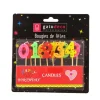 Bougies Chiffres Sur Piques Assorties Patisdecor>Cerf Dellier New