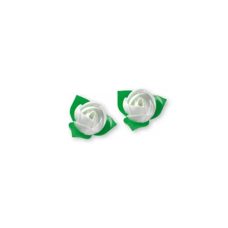 Boutons De Rose Blanche Patisdecor X15>Cerf Dellier