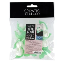 Boutons De Rose Blanche Patisdecor X15>Cerf Dellier