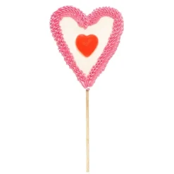 Cerf Dellier Bonbons Et Dragées*Brochette Marshmallow Coeur 60 G