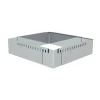 Cerf Dellier Caisses À Génoise*Cadre A Entremets Extensible Inox Carre 20 A 37 Cm De Buyer