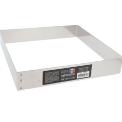 Cerf Dellier Cadres À Patisserie*Cadre A Mousse Inox H 4,5 Cm 26 X 26 Cm Patisdecor