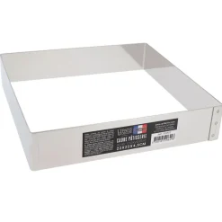 Cerf Dellier Cadres À Patisserie*Cadre A Mousse Inox H 4,5 Cm 22 X 22 Cm Patisdecor