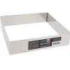 Cerf Dellier Cadres À Patisserie*Cadre A Mousse Inox H 4,5 Cm 20 X 20 Cm Patisdecor