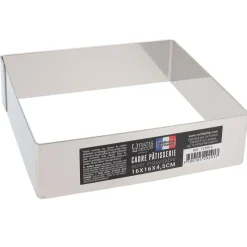 Cerf Dellier Cadres À Patisserie*Cadre A Mousse Inox H 4,5 Cm 16 X 16 Cm Patisdecor