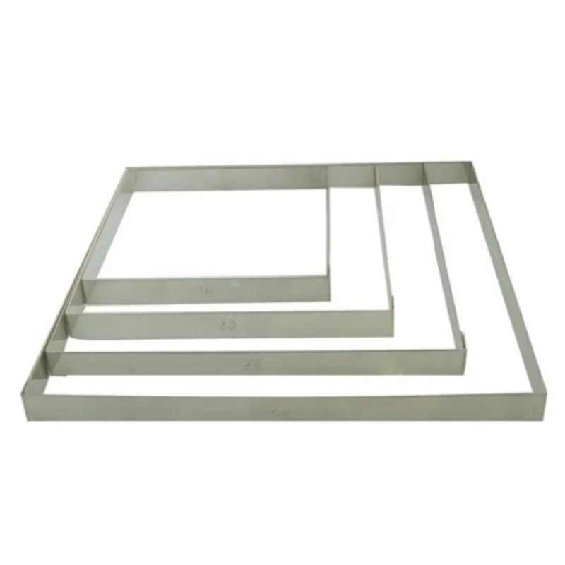 Cerf Dellier Cadres À Patisserie*Cadre A Patisserie En Inox H 2 Cm De Buyer