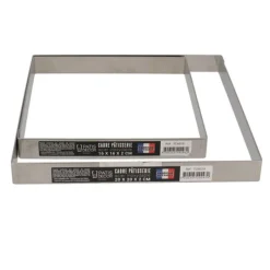 Cerf Dellier Cadres À Patisserie*Cadre A Patisserie Inox H 2 Cm - 16 X 16 Cm Patisdecor
