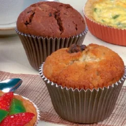 Cerf Dellier Moules À Muffin*Caissette De Cuisson Optima 50 X 40 Mm (X102)