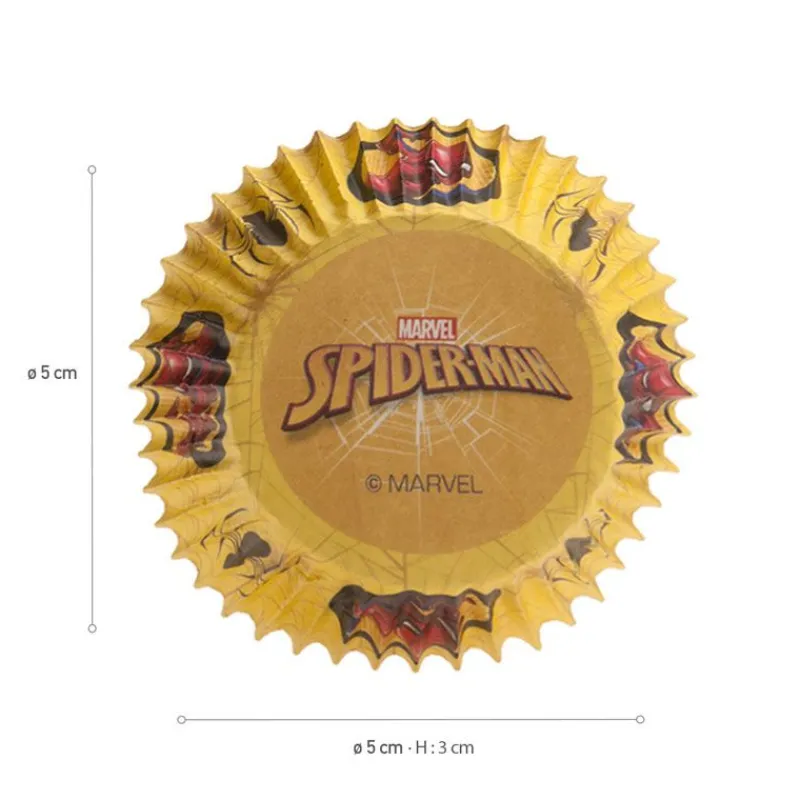 Caissettes A Cupcake Spiderman (X25)>Cerf Dellier Hot