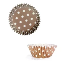 Caissettes Cupcake Chocolat A Pois (X60)>Cerf Dellier Best