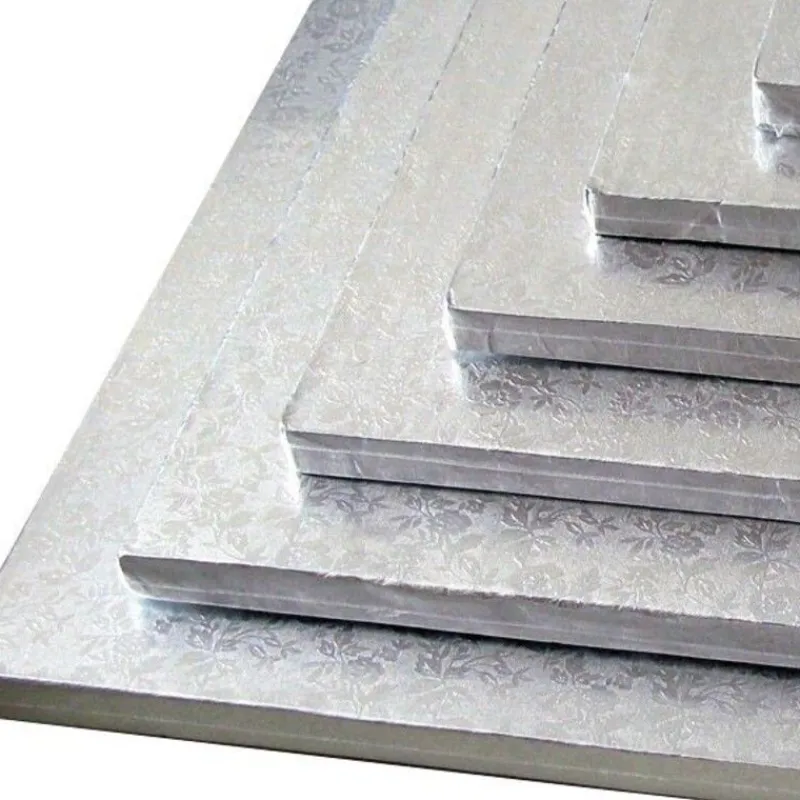 Cake Drum Carre Argent 35 X 35 Cm Patisdecor>Cerf Dellier Sale