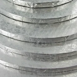 Cake Drums Ronds Argent Patisdecor (Serie De 6)>Cerf Dellier Sale