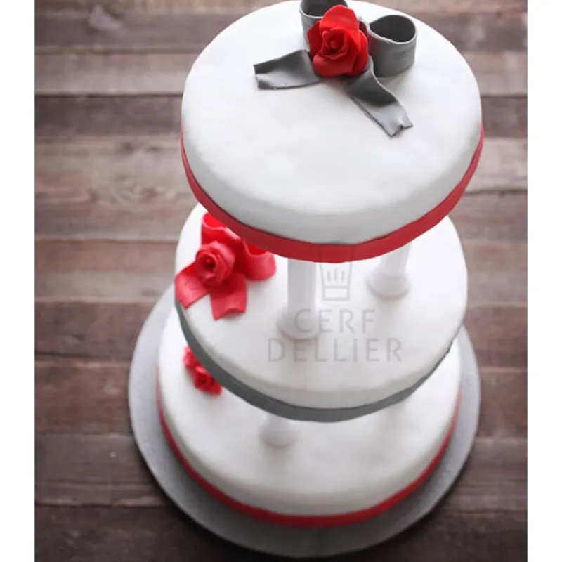 Cake Drums Ronds Argent Patisdecor (Serie De 6)>Cerf Dellier Sale