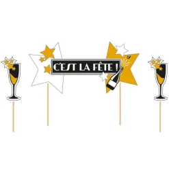 Cake Topper Assortis Theme Festif >Cerf Dellier Clearance