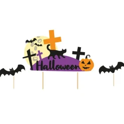 Cake Topper Assortis Theme Halloween>Cerf Dellier