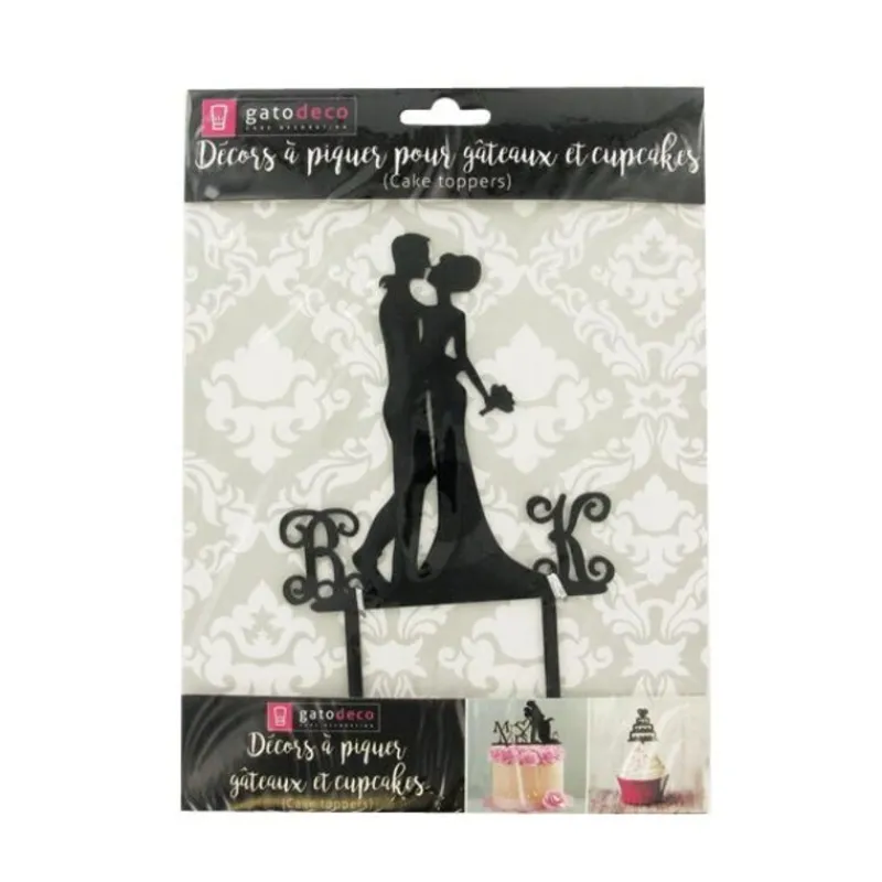 Cake Topper Couple Enlace>Cerf Dellier