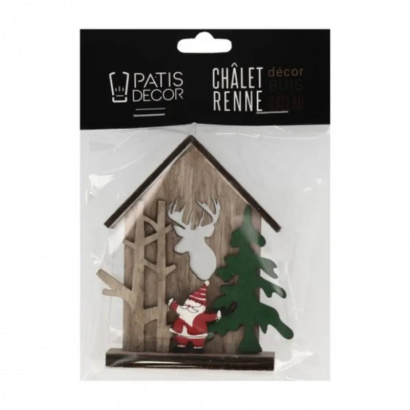 Cake Topper En Bois Chalet De Noël Patisdecor>Cerf Dellier Hot