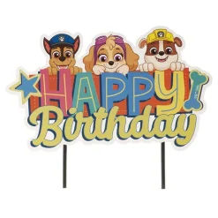 Cake Topper Happy Birthday Pat Patrouille>Cerf Dellier Clearance