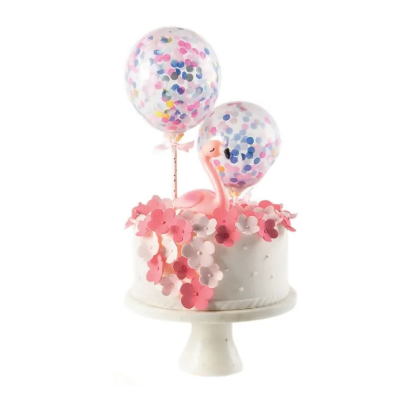 Cake Toppers Ballons Confettis 10 Cm (X20)>Cerf Dellier Sale