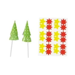 Cake Toppers Sapin De Noël Wilton (X 12)>Cerf Dellier Clearance