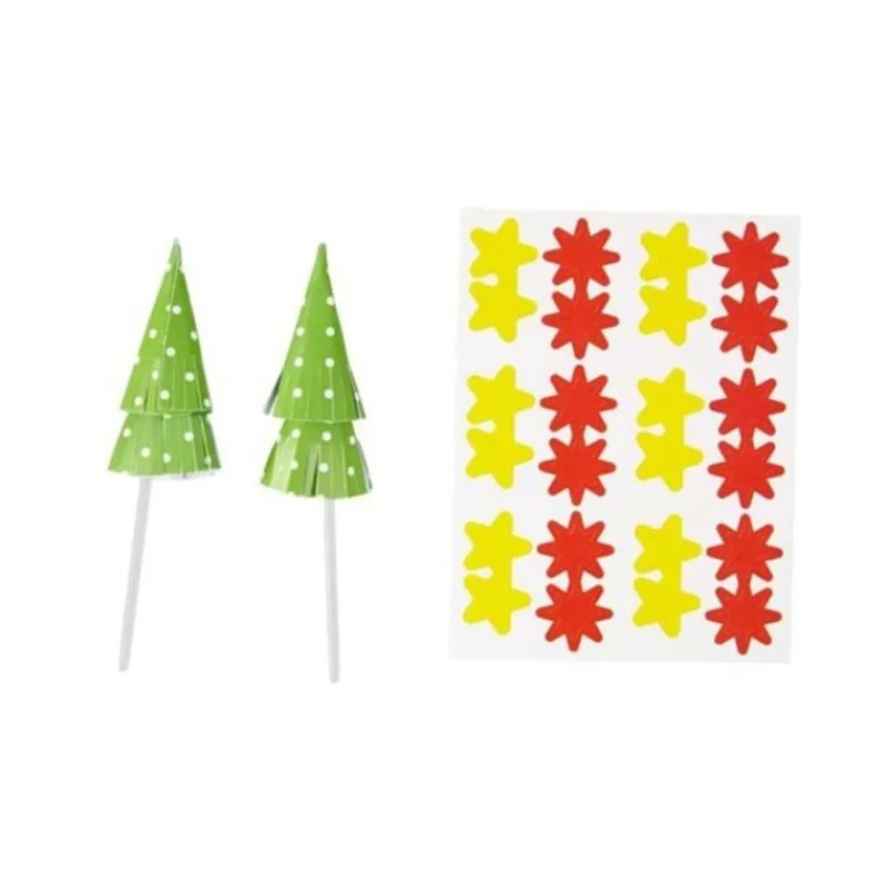 Cake Toppers Sapin De Noël Wilton (X 12)>Cerf Dellier Clearance